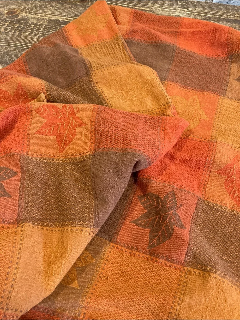 Unknown plaid tablecloth